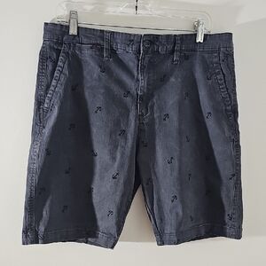 Rugby Men's Gray Shorts W/anker.‎ Size 36 Stretch Fabric. 5 Pockets.